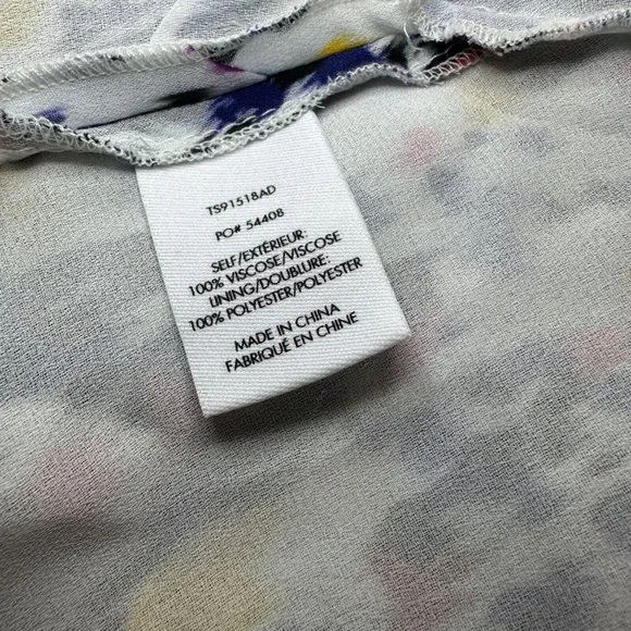 Derek Lam IO Crosby Dress, Multicolored, Ruffled, Line Buttons, Women 2‎ - Picture 8 of 10